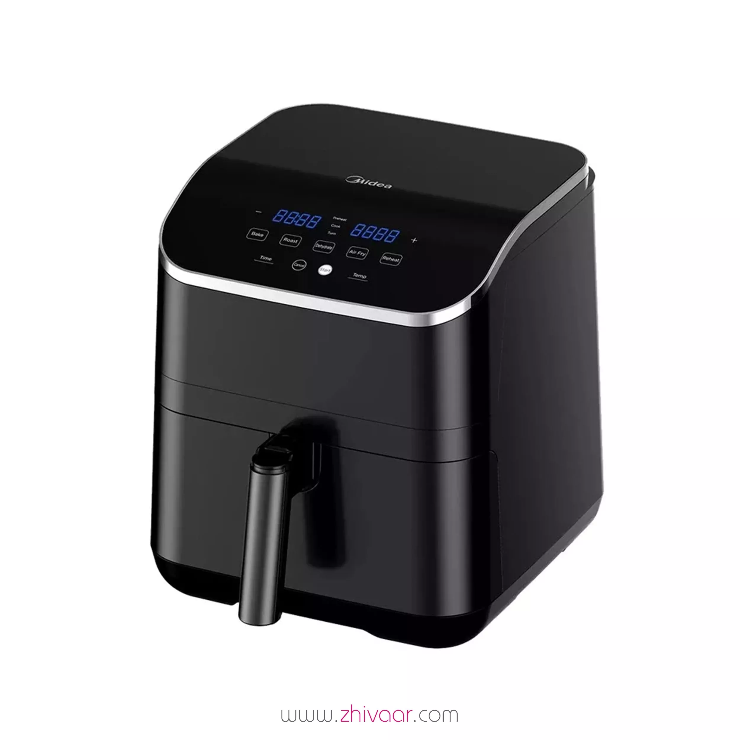 خرید سرخ کن مديا مدل MF-CN55D2 رنگ استيل مشکي